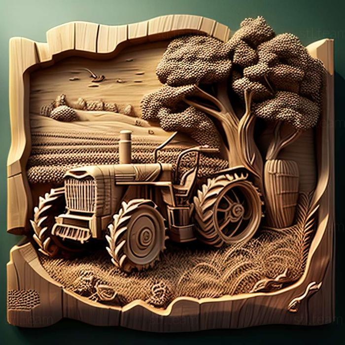 3D model Farming Simulator 2011 game (STL)